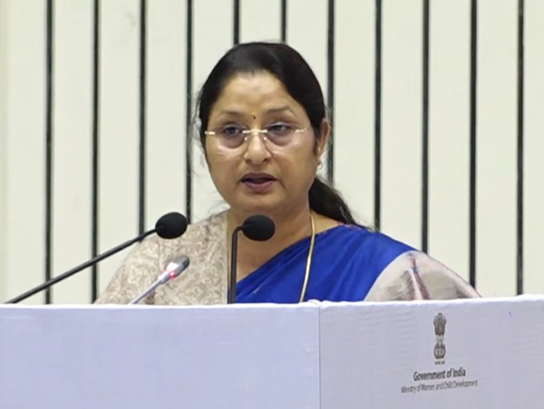 Union Minister Annapurna Devi addresses National Conference on Safety of Women at Workplace in New Delhi