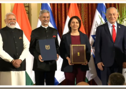 India and Israel exchange multiple MoUs in several areas