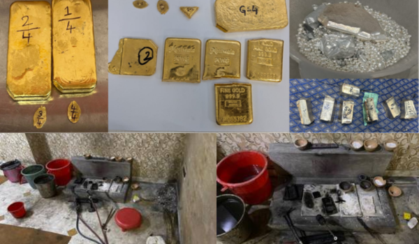 डीआरआई ने दिल्ली और कोलकाता में सोने की तस्करी गिरोह का भंडाफोड़ किया