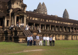 EAM Secretary Visits Angkor Wat Temple in Siem Reap, Cambodia