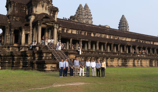 MEA Secretary P. Kumaran visits Angkor Wat Temple and Ta Prohm Temple in Cambodia