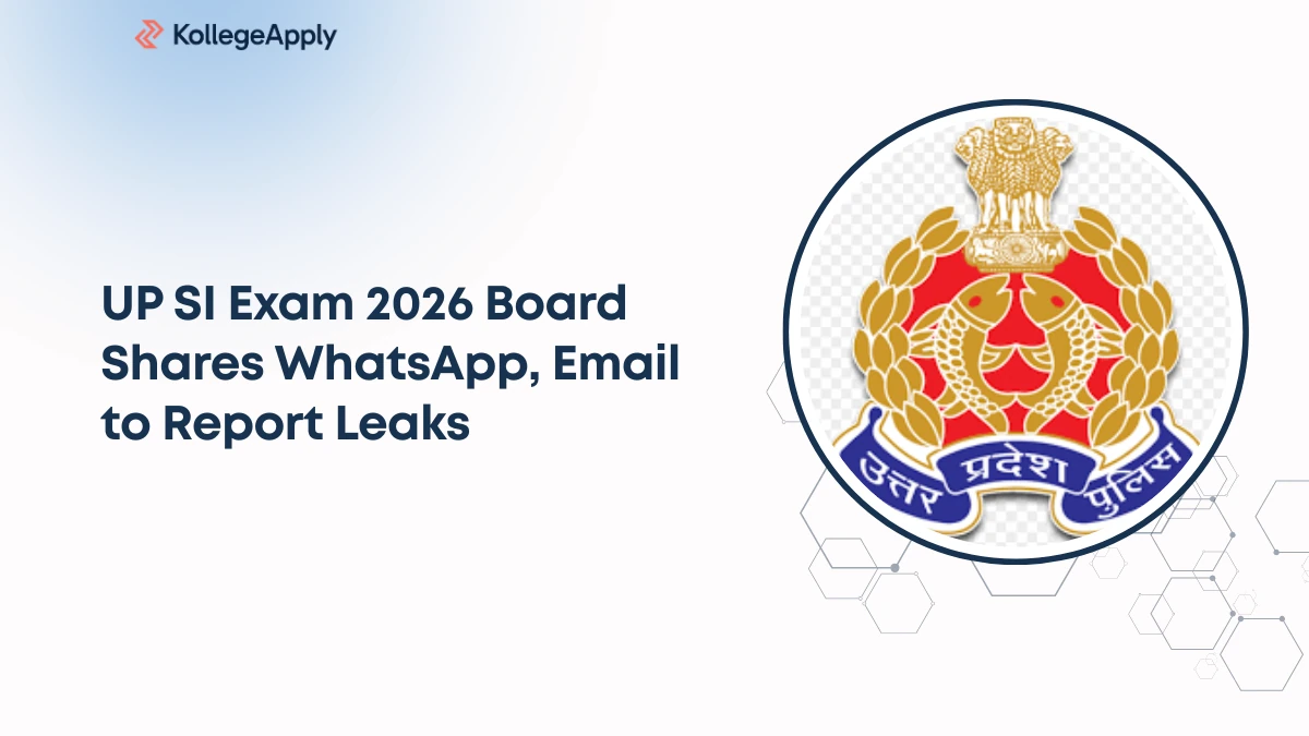 उत्तर प्रदेश पुलिस भर्ती बोर्ड ने एसआई भर्ती परीक्षा की निष्पक्षता के लिए ईमेल आईडी और व्हाट्सएप नंबर जारी किए