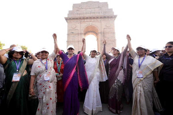 International Women’s Day: Women and Child Development Ministry organises women-led Shakti Walk in New Delhi