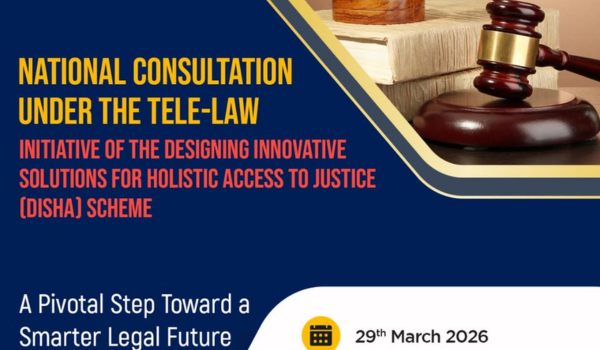 Ministry of Law and Justice to hold National Consultation 2026 under Tele-Law initiative