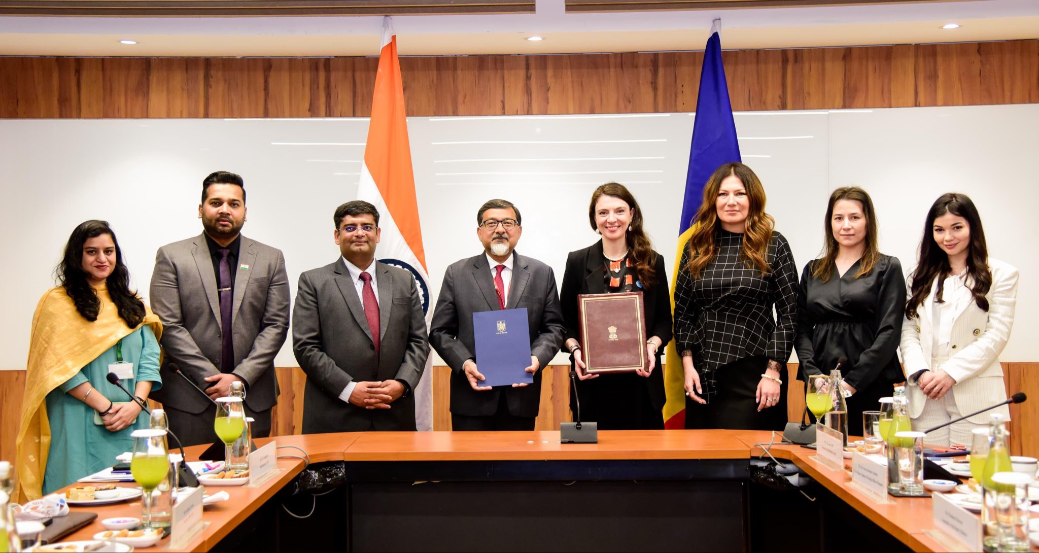 Ambassador Sena Latif presents Romania’s Ratification to International Solar Alliance