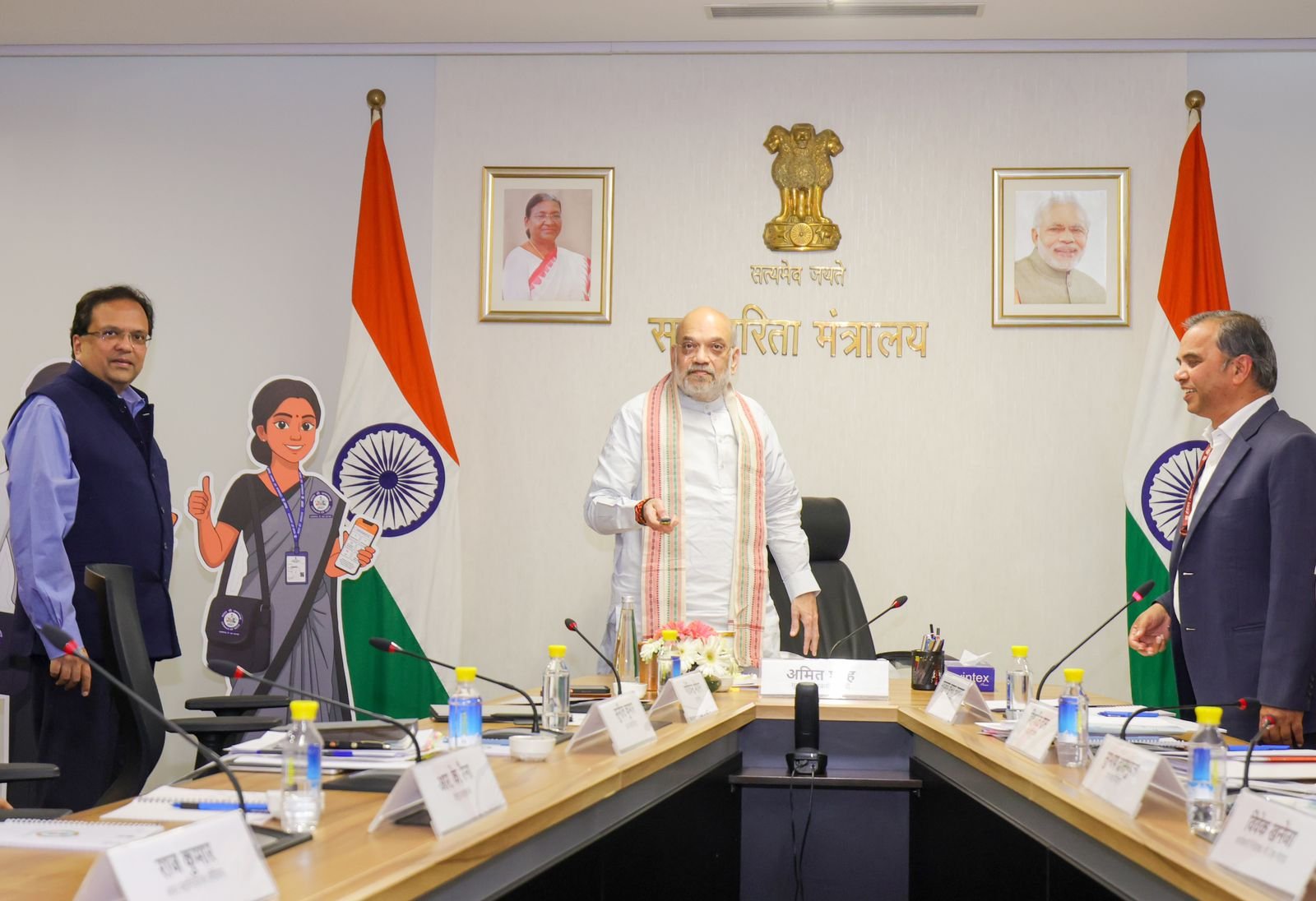 Union Minister Amit Shah soft-launches four digital tools & formally unveiled mascots, Pragati & Vikas