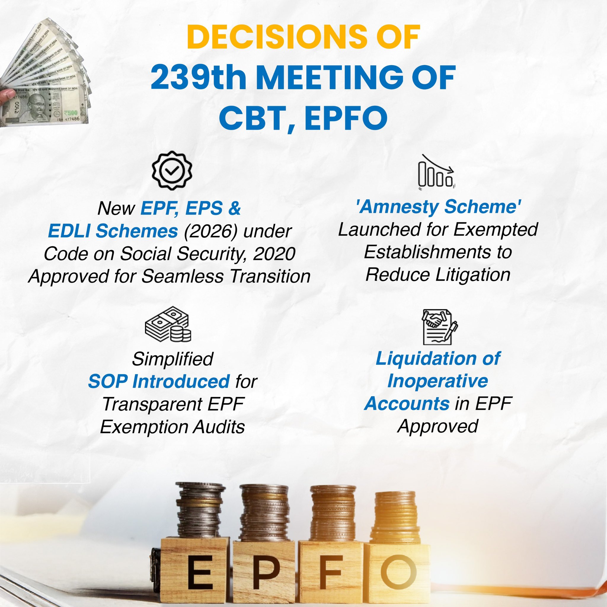 Union Minister Dr Mansukh Mandaviya chairs 239th meeting of CBT & EPF in New Delhi