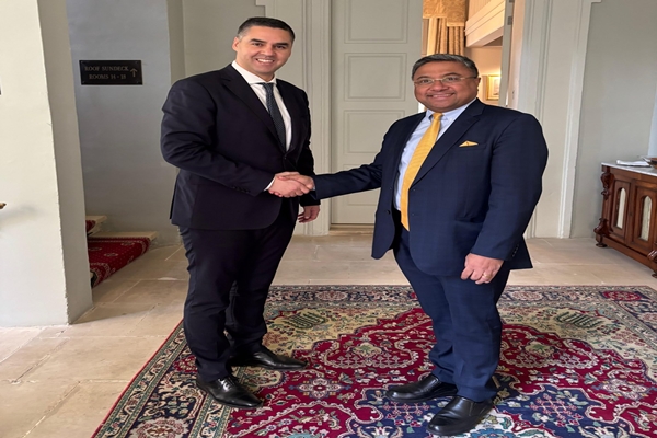 Sibi George Meets Malta Deputy PM Ian Borg, Discusses Boosting Bilateral, Defence Ties