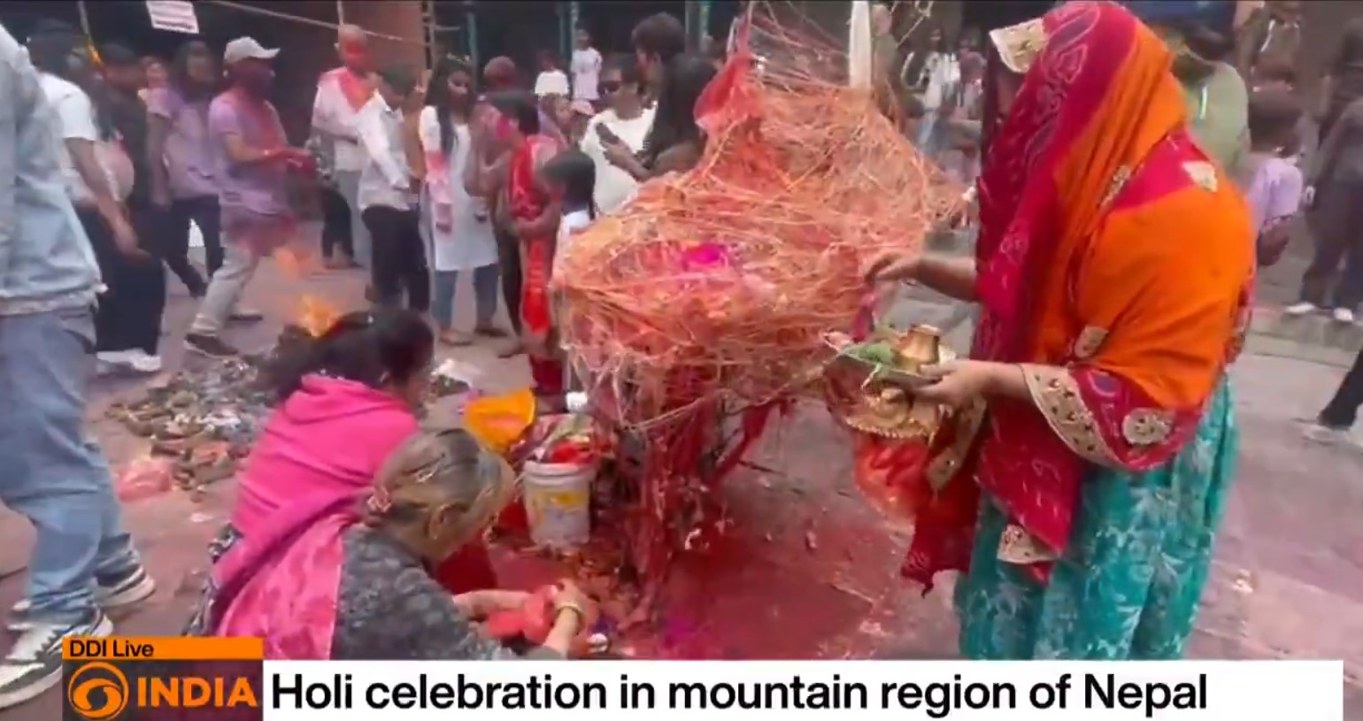 Fagu Holi festival brings joy to mountain and hilly districts with huge fanfare 