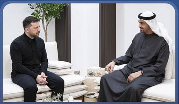 UAE President Sheikh Mohamed, Ukraine’s Zelenskyy discuss regional security