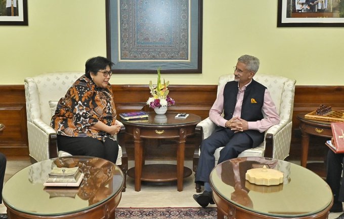 विदेश मंत्री डॉ. एस. जयशंकर ने इंडोनेशिया की राजदूत इना कृष्णमूर्ति से मुलाकात की