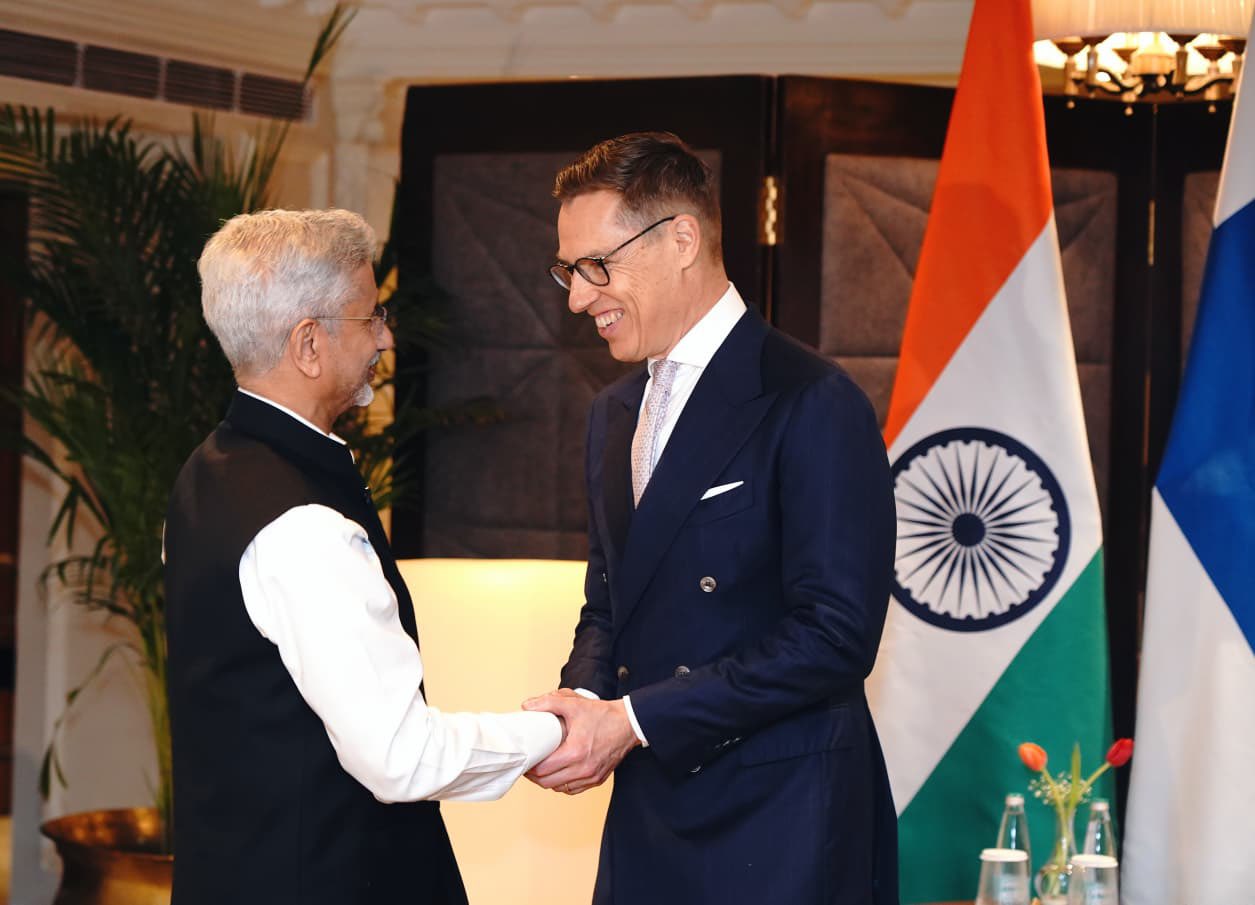 नई दिल्ली: विदेश मंत्री डॉ. एस. जयशंकर ने फिनलैंड के राष्ट्रपति अलेक्जेंडर स्टब से मुलाकात की