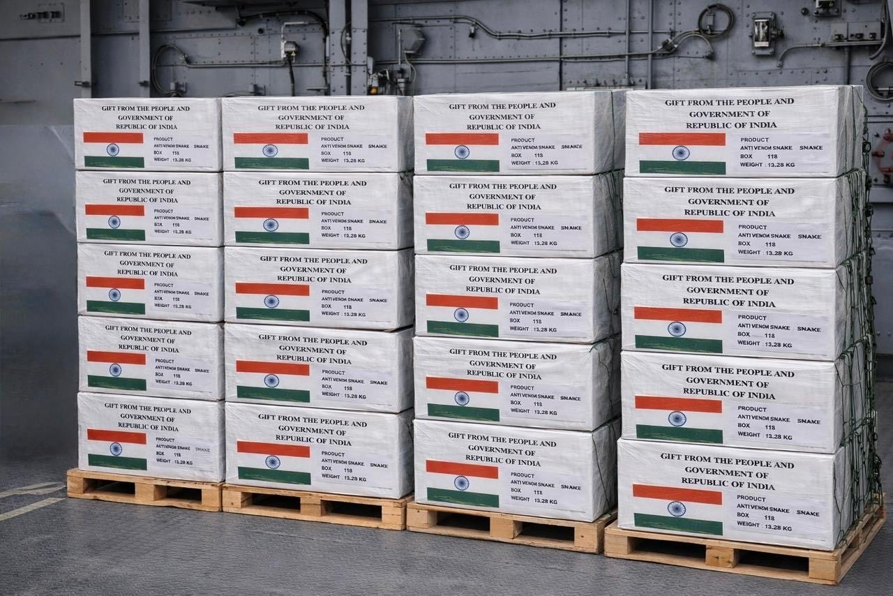 भारत ने तंजानिया के दार-एस-सलाम स्थित श्री हिंदू मंडल अस्पताल को जीवन रक्षक दवाओं की खेप भेजी