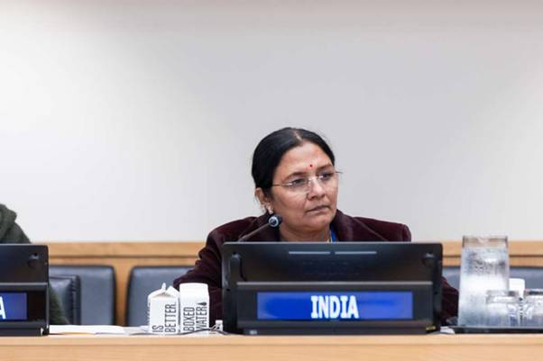 महिला और बाल विकास राज्य मंत्री सावित्री ठाकुर ने संयुक्त राष्ट्र मुख्यालय में सीएसडब्ल्यू-70 के 70वें सत्र को संबोधित किया