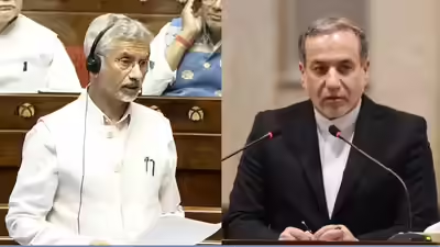 EAM Dr S Jaishankar interacts with Foreign Minister of Iran, Seyed Abbas Araghchi