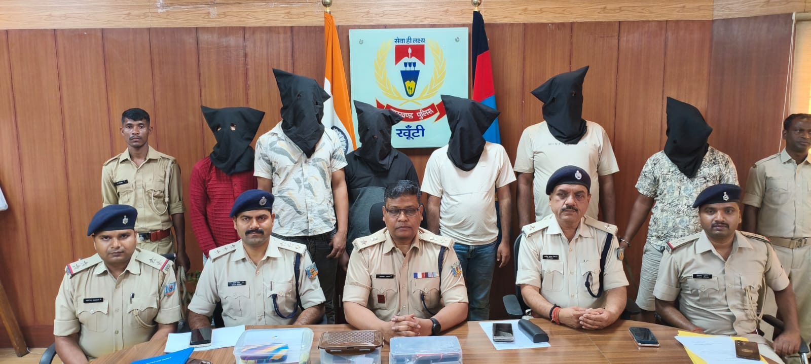 Jharkhand Police Arrest Six PLFI Militants in Khunti District