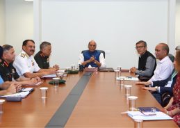 Defence Minister Rajnath Singh reviews West Asia situation & India’s preparedness