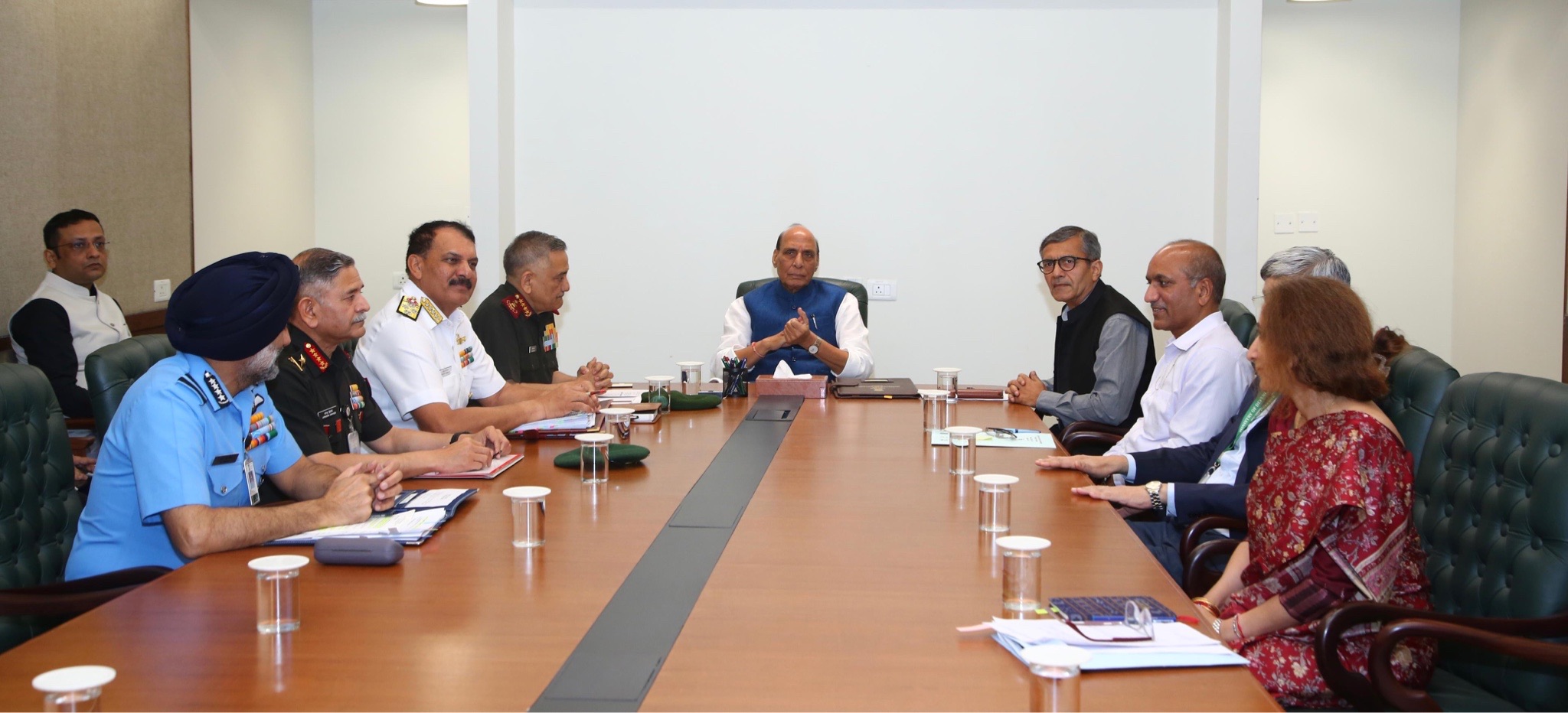 Defence Minister Rajnath Singh reviews West Asia situation & India’s preparedness