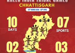 खेलो इंडिया जनजातीय खेल छत्तीसगढ़: पांचवें दिन रायपुर में हॉकी-फुटबॉल और अंबिकापुर में हुए कुश्ती के मुकाबले