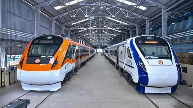 पंजाब के कपूरथला फैक्ट्री में वंदे भारत एक्सप्रेस का निर्माण किया गया