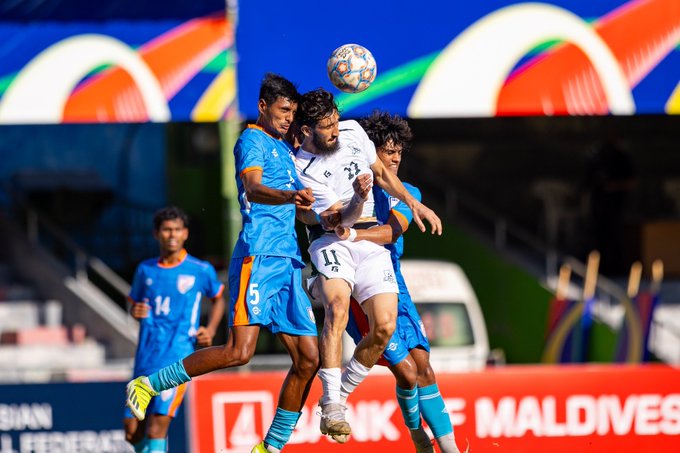 सैफ अंडर-20 चैंपियनशिप: भारत ने पाकिस्तान को 3-0 से हराया