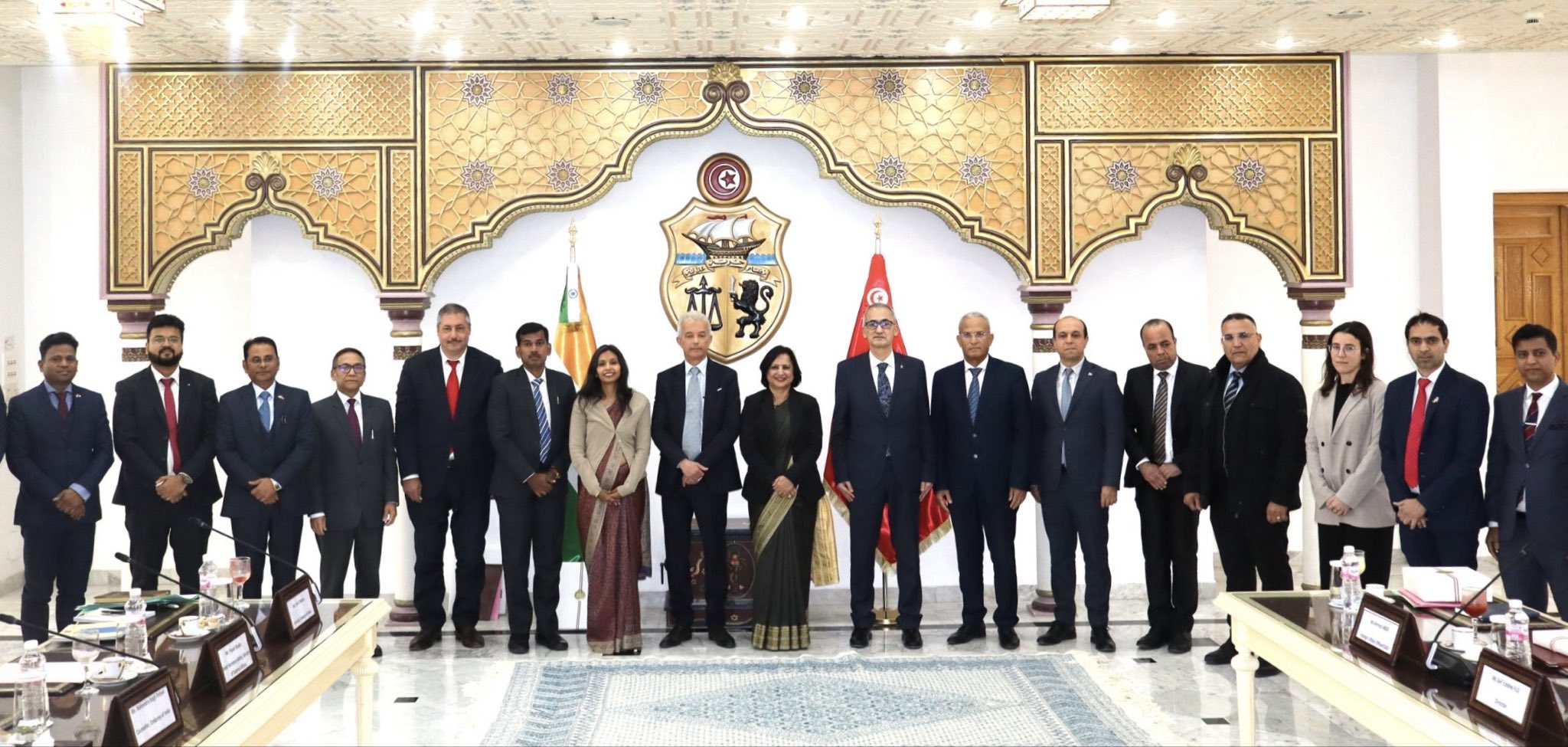भारत और ट्यूनीशिया ने ट्यूनिस में विदेश कार्यालय परामर्श का 6वां दौर आयोजित किया