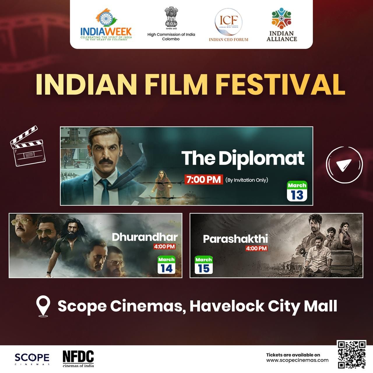 3-day film festival to kick off in Colombo, marking vibrant highlight of India Week 2026
