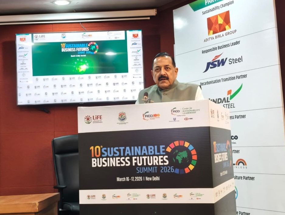 Building strong green economy is essential for ensuring long-term environmental stability & sustainable growth: Union Minister Dr. Jitendra Singh