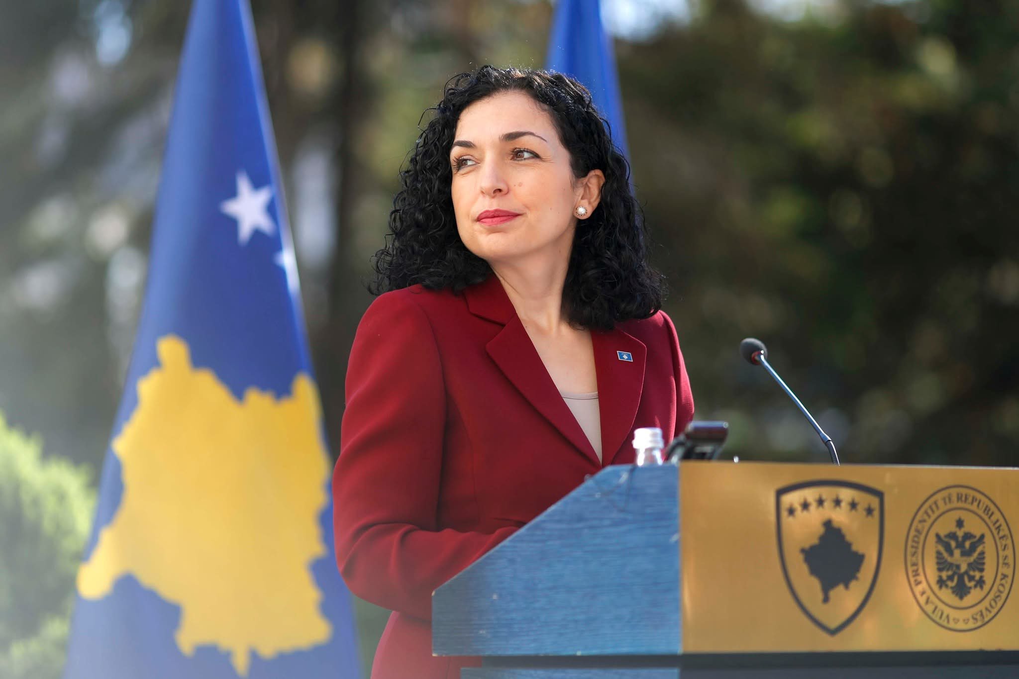 Kosovo President Vjosa Osmani says she was dissolving Parliament to pave way for early election after lawmakers failed to elect her successor