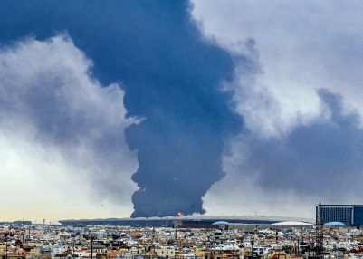 Kuwait says service building at one of its power and water desalination plants damaged in Iranian attack