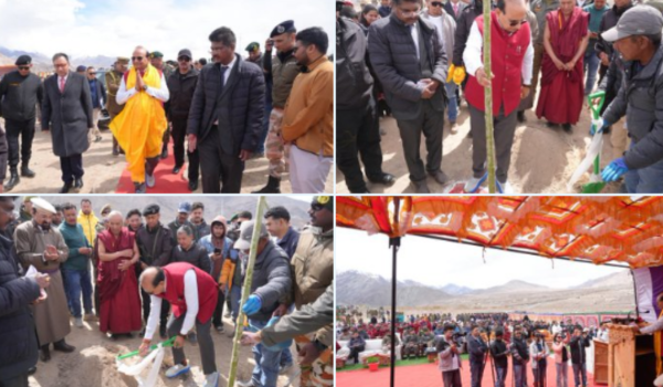 Lt. Governor Saxena Launches Indus River Green Corridor Project in Ladakh