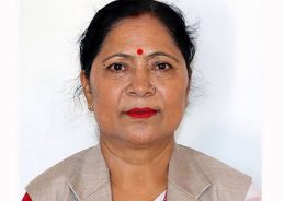 Lumbini Province Assembly Member Rekha Sharma of CPN (UML) detained by police personnel