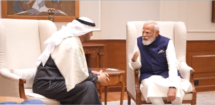 PM Modi Discusses West Asia Conflict and Security of Strait of Hormuz with UAE President