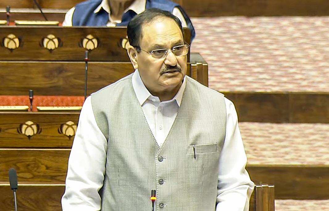 Leader of House in Rajya Sabha J P Nadda accuses Congress, I.N.D.I.A. bloc of practicing appeasement politics