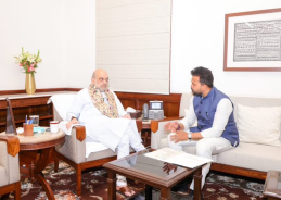 Union Minister Ram Mohan Naidu meets Home Minister Amit Shah
