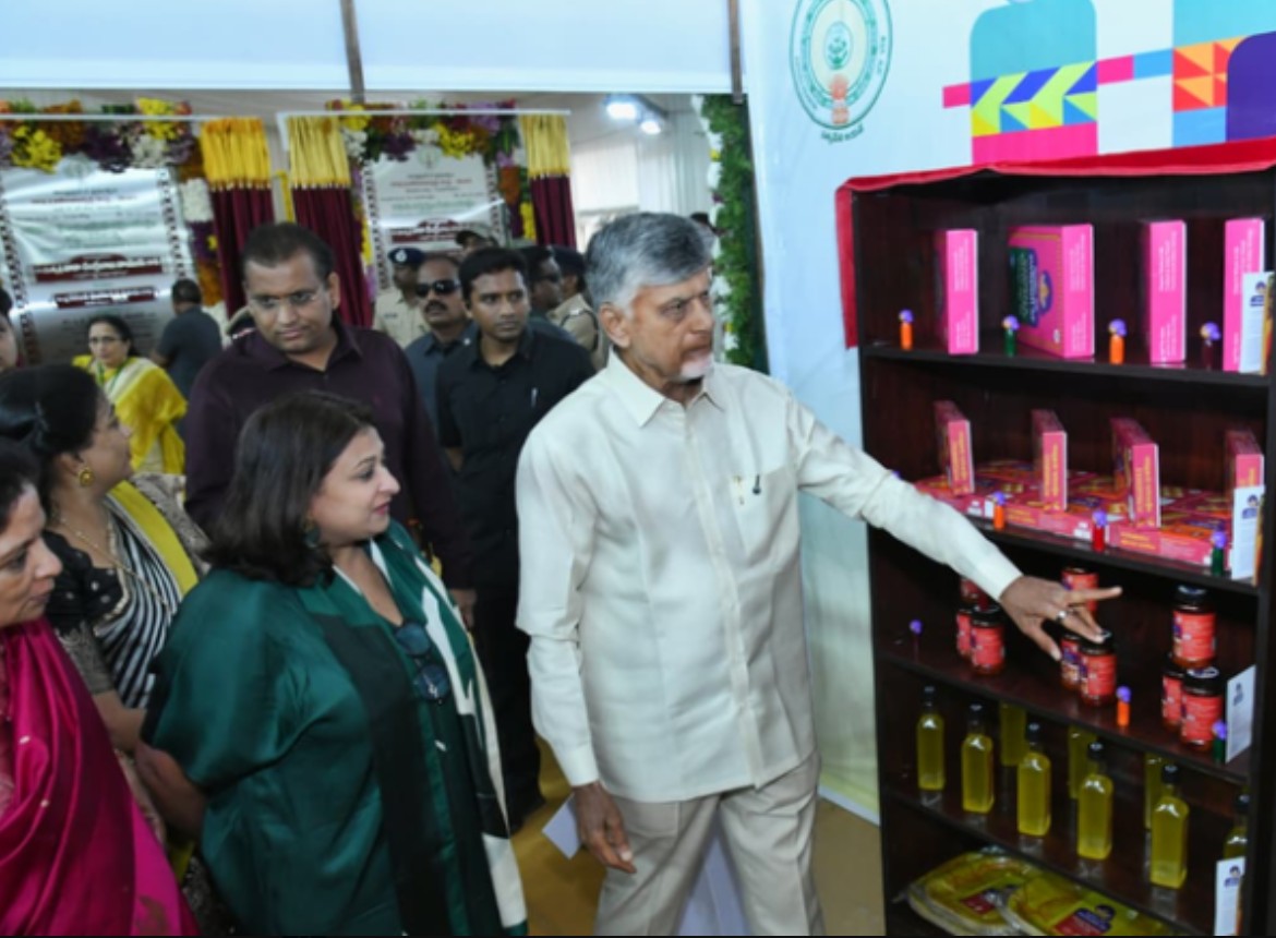 अमरावती में अंतर्राष्ट्रीय महिला दिवस समारोह, मुख्यमंत्री एन. चंद्रबाबू नायडू मुख्य अतिथि रहे