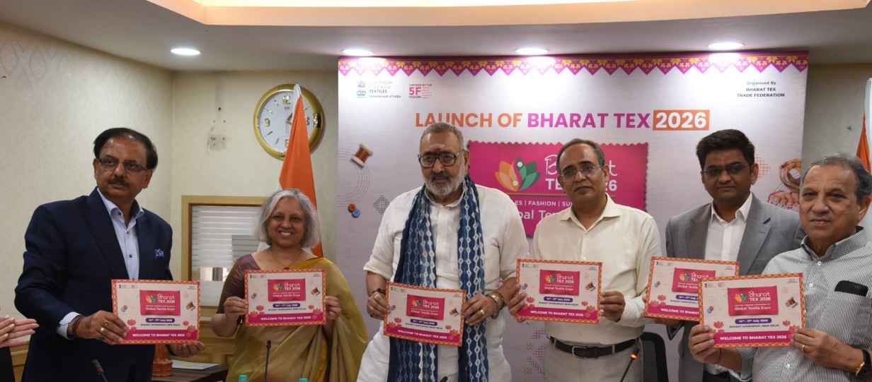 वस्त्र मंत्री गिरिराज सिंह ने नई दिल्ली में भारत टेक्स 2026 का किया शुभारंभ