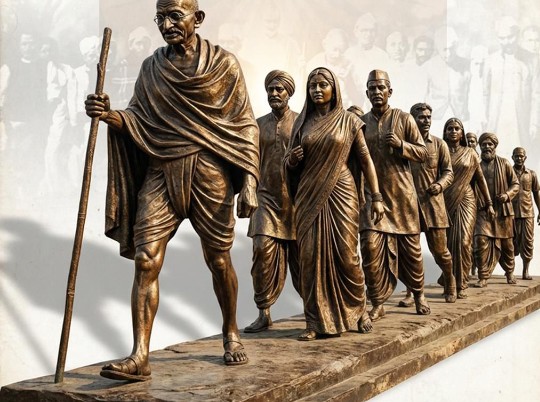 मुख्यमंत्री रेखा गुप्ता ने  महात्मा गांधी दांडी मार्च में भाग लेने वाले  वीर स्वतंत्रता सेनानियों को श्रद्धांजलि अर्पित की