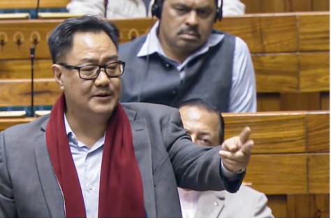 संसदीय कार्य मंत्री किरेन रिजिजू ने राहुल गांधी पर सदन को मुद्दों से भटकाने का आरोप लगाया