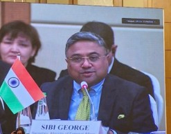 विदेश मंत्रालय के सचिव (पश्चिम) सिबी जॉर्ज ने आयरलैंड के राष्ट्रीय दिवस समारोह में भारत का प्रतिनिधित्व किया