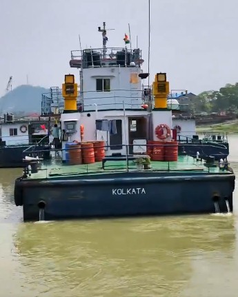 भारत-बांग्लादेश प्रोटोकॉल मार्ग से स्लैग की खेप गुवाहाटी पहुंची