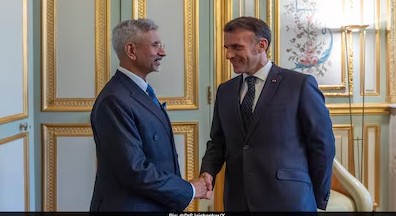 विदेश मंत्री डॉ. एस. जयशंकर ने फ्रांस के राष्ट्रपति इमैनुएल मैक्रों से मुलाकात की