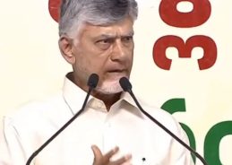 Andhra Pradesh CM N. Chandrababu Naidu distributes houses to beneficiaries at Naidupeta under TIDCO housing scheme