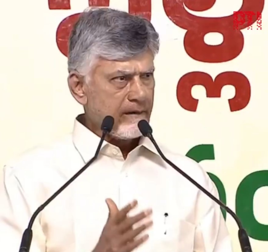 Andhra Pradesh CM N. Chandrababu Naidu distributes houses to beneficiaries at Naidupeta under TIDCO housing scheme