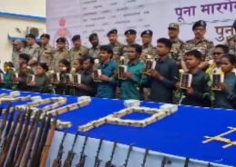 Thirty-three Maoists surrender today in Bastar division