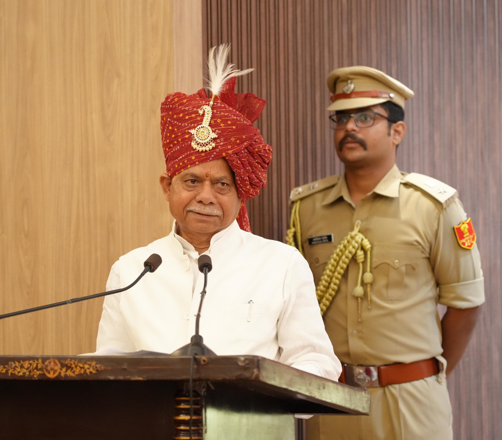 Telangana Governor Shiva Pratap Shukla attends Rajasthan State Formation Day celebrations in Hyderabad