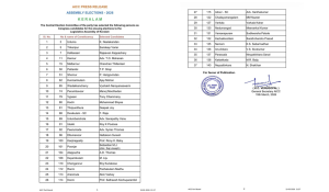कांग्रेस ने केरल विधानसभा चुनाव के लिए उम्मीदवारों की दूसरी सूची जारी की