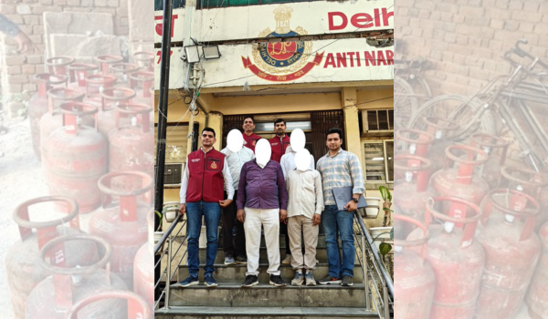 दिल्ली पुलिस क्राइम ब्रांच ने संगम विहार में अवैध एलपीजी रैकेट का भंडाफोड़ किया, 183 गैस सिलेंडर बरामद