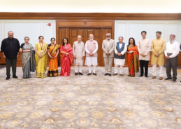 PM Modi Meets Trustees of Indira Gandhi National Centre for the Arts in New Delhi