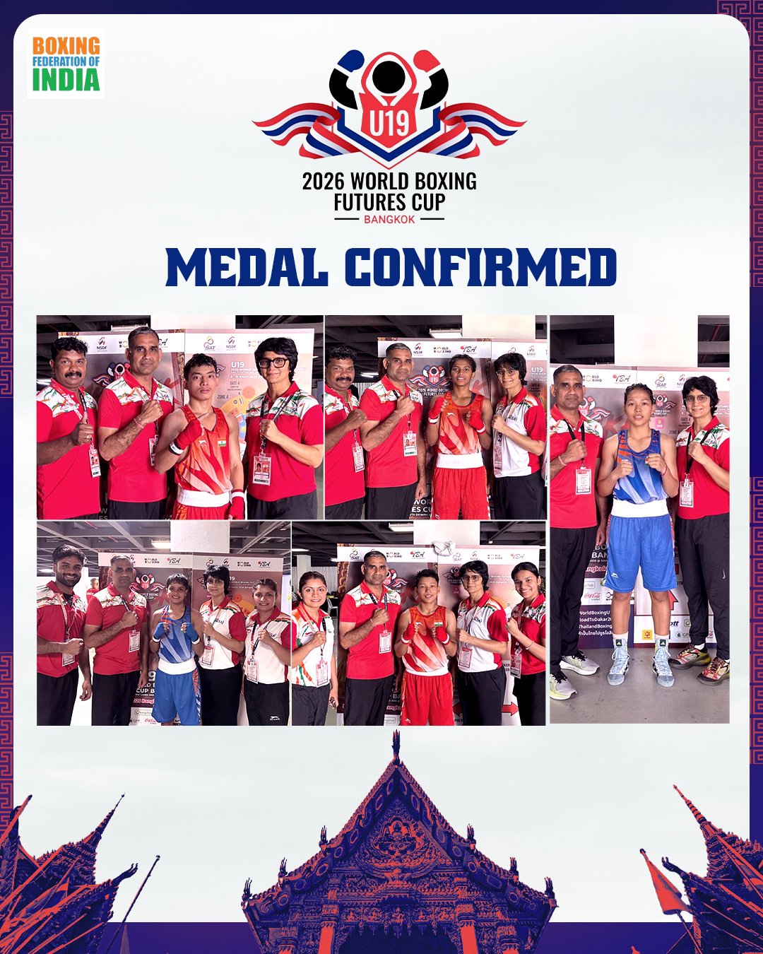 World Boxing Futures Cup: Five Indian boxers assure themselves of podium finishes after series of impressive quarterfinal wins